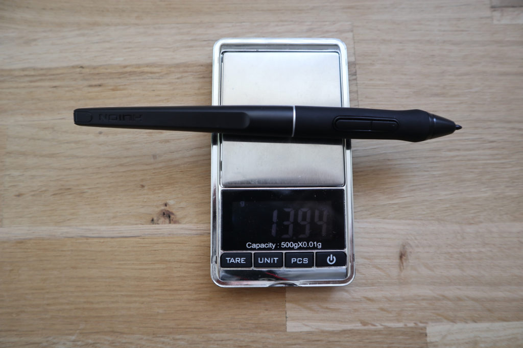 Gewicht PW500 pen.