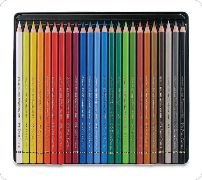 Faber Castell Polychromos tin 24 stuks